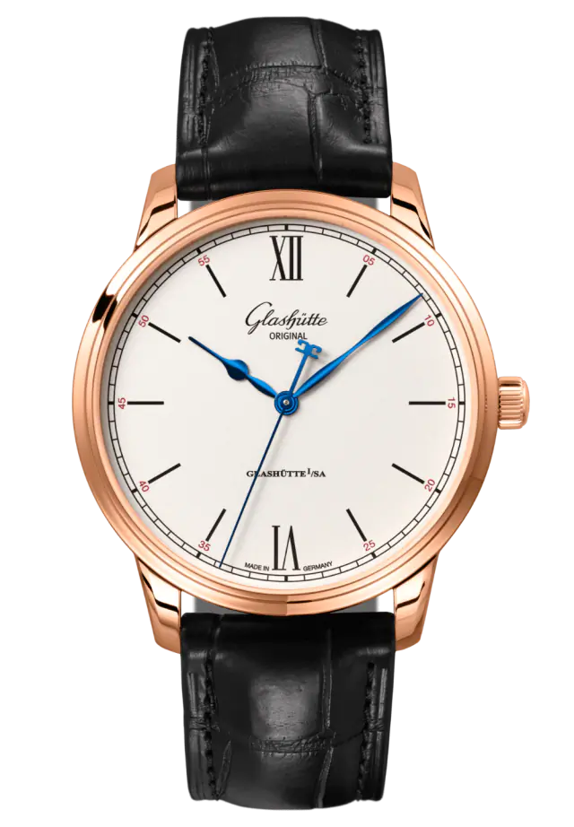 Glashutte Original Senator Excellence Red Gold Men's Watch - Luxury Automatic Timepiece for Business & Formal Occasions