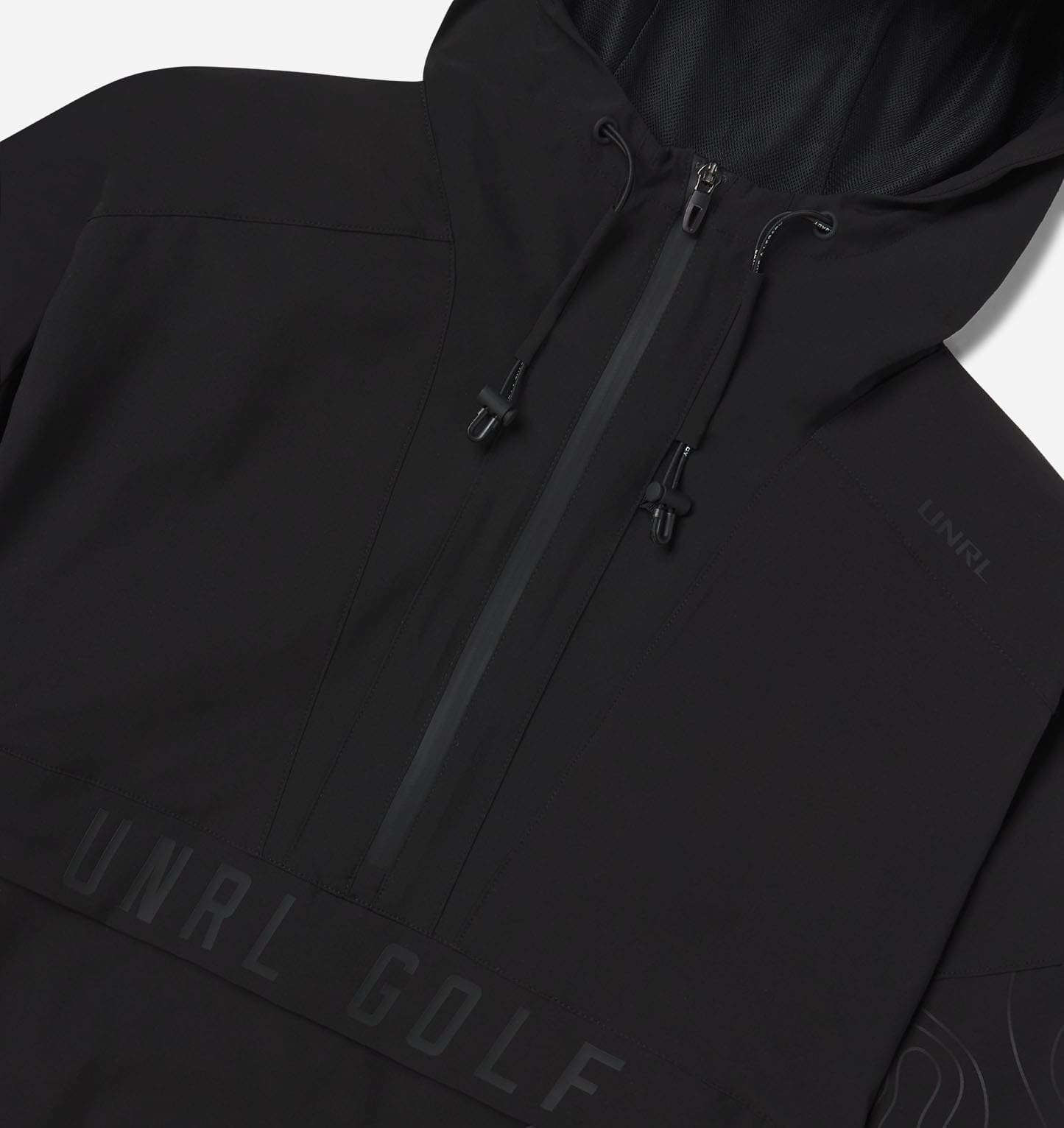 UNRL Golf DWR Track Jacket - Water-Resistant Windbreaker for Men - Lightweight Performance Outerwear for Golfing, Running & Outdoor Activities