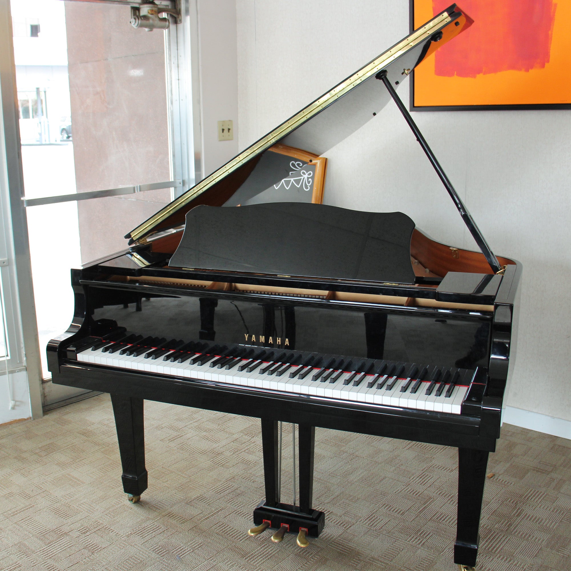 1999 Yamaha C1 Grand Piano - Polished Ebony Finish | Like New Condition | Perfect for Home, Studio & Concert Performances