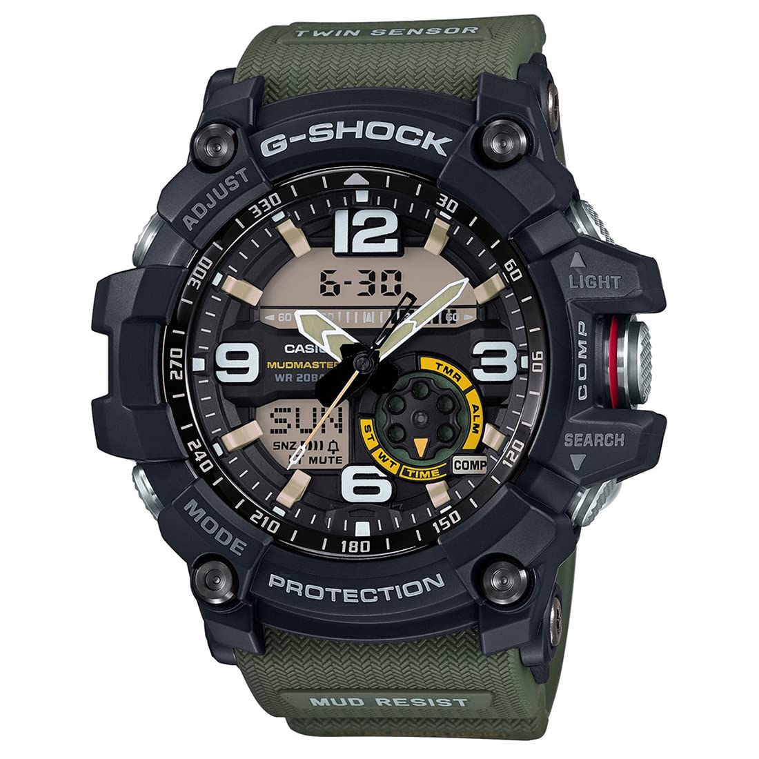 Casio G-SHOCK MUDMASTER GG-1000-1A3DR Men's Shock-Resistant Digital Watch with Mud Resistance - Perfect for Outdoor Adventures, Hiking & Military Use