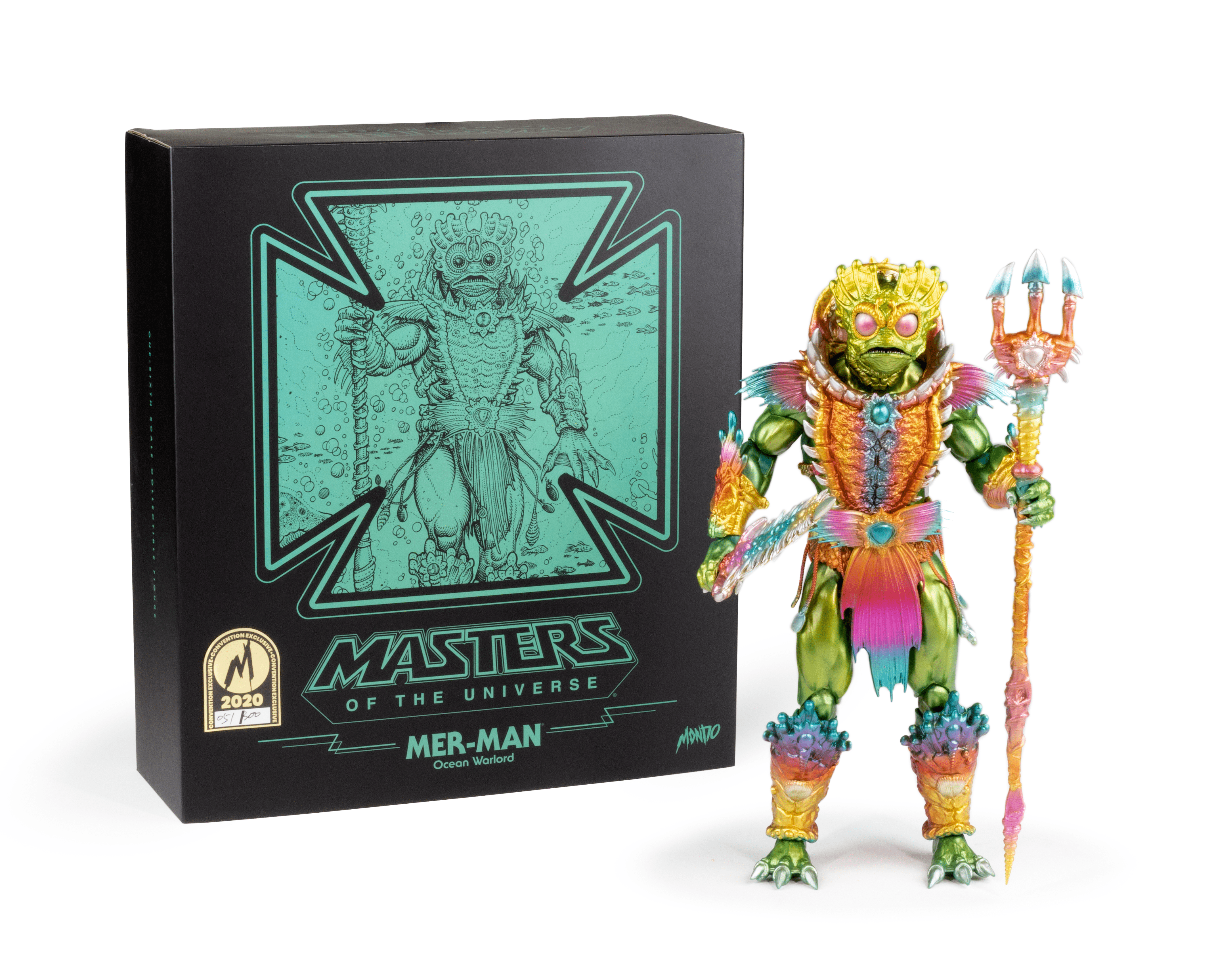 Masters of the Universe Mer-Man 1/6 Scale Action Figure - Collectible MOTU Variant for Display & Role Play | Perfect for Fans, Collectors, and Home Decor