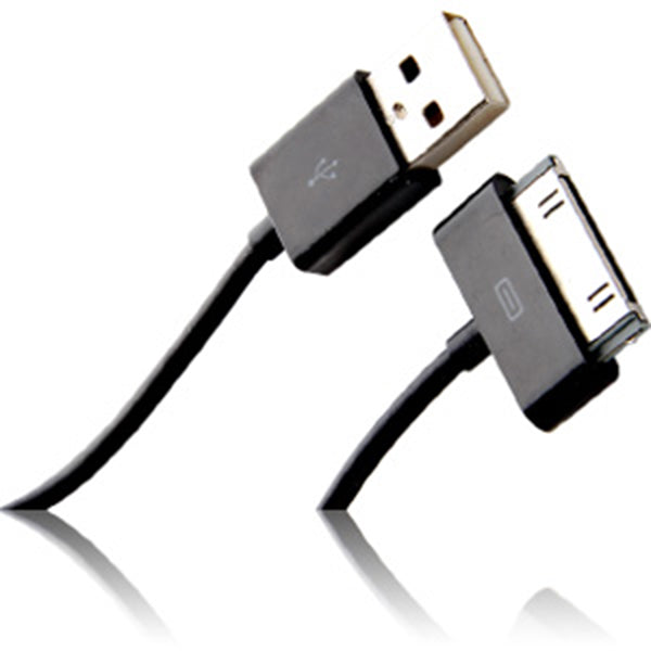 Original Apple 30 Pin to USB Charger Cable for iPhone 4/4S, iPad 1/2/3, iPod - Fast Charging & Data Sync - Perfect for Home, Office & Travel