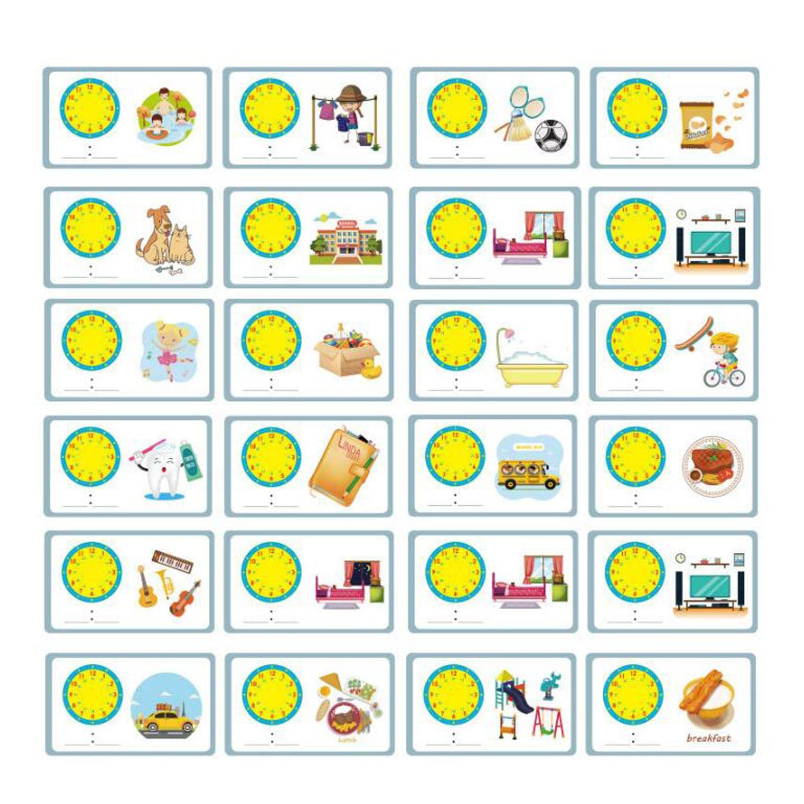 Wooden Educational Clock Toy - Learning Time Puzzle for Toddlers & Kids - Perfect for Preschool Classroom, Homeschooling, and Early Childhood Development