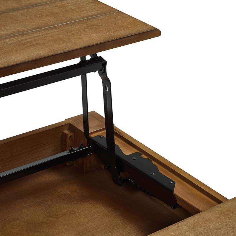Lift Top Storage Ottoman Coffee Table with 4 Legs - Cynthia Multifunctional Furniture for Living Room, Bedroom & Home Decor