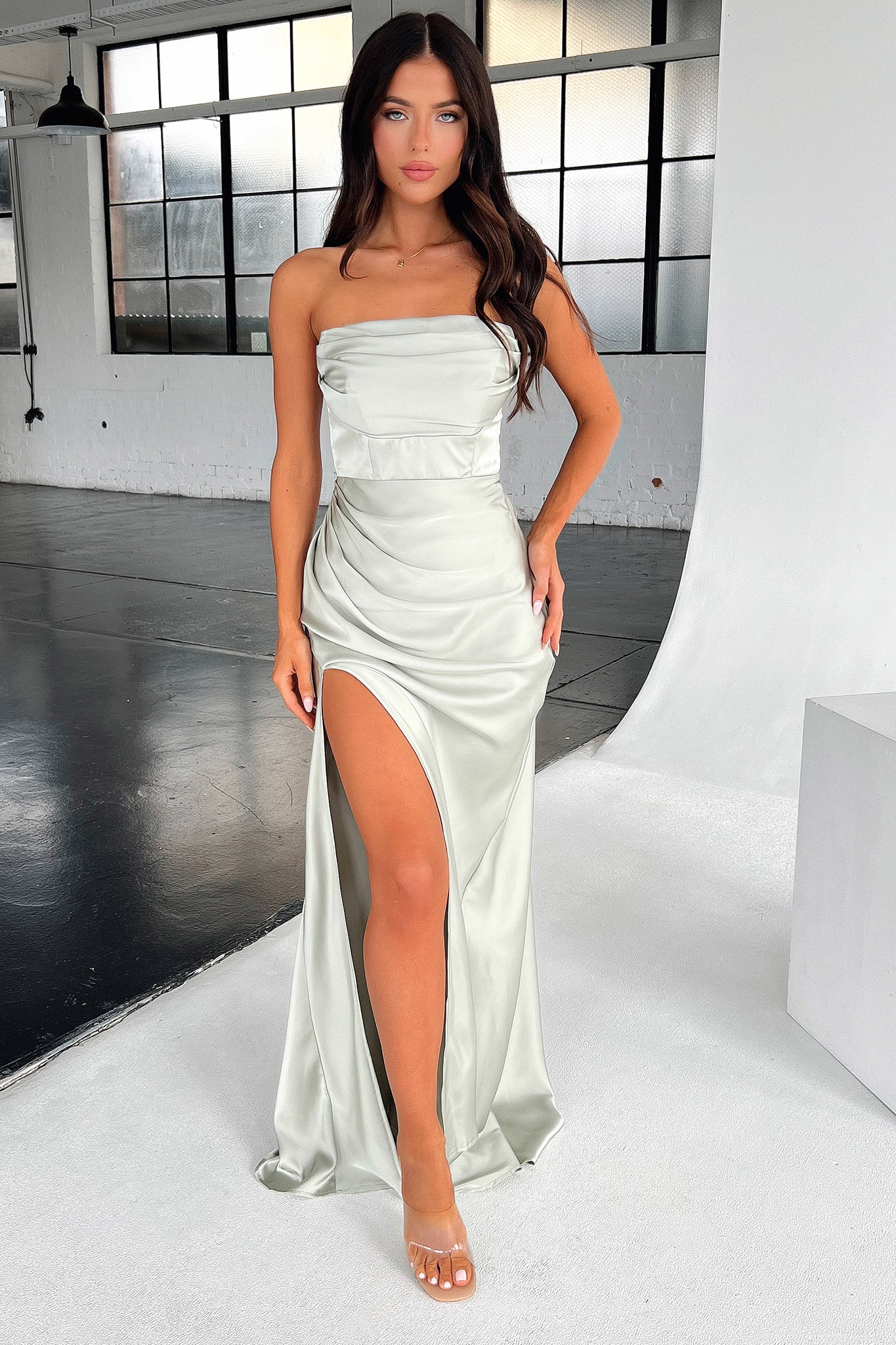 Lola Maxi Dress in Sage Green - Flowy Boho Summer Dress for Women | Perfect for Beach Vacations, Date Nights & Casual Outings