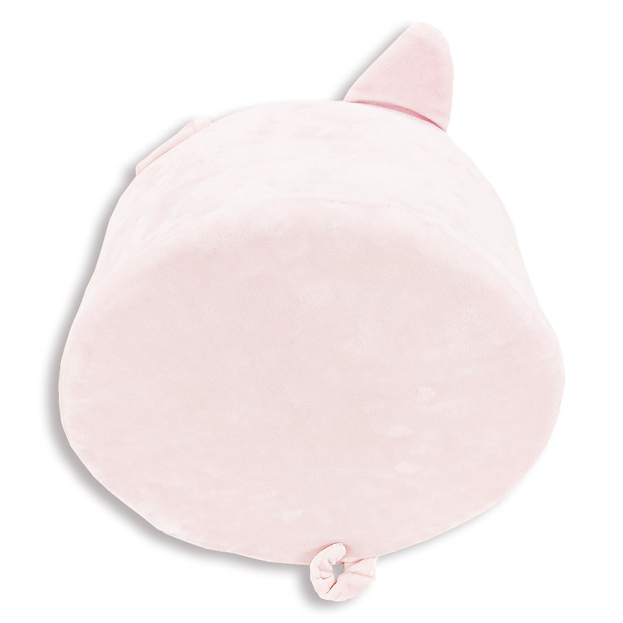 Round Memory Foam Pig Themed Pillow | Olivia The Pig Cute Plush Pillow for Kids Bedroom, Nursery Decor & Gift Idea