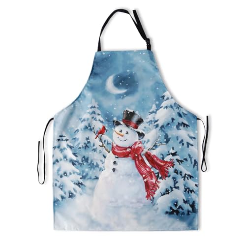 Winter Blue Snowman
