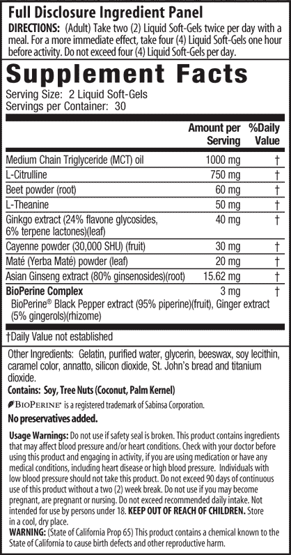 Irwin Naturals Nitric Oxide Pre-Workout Supplement - Boost Energy, Performance & Muscle Pump for Gym, Running & Fitness Training