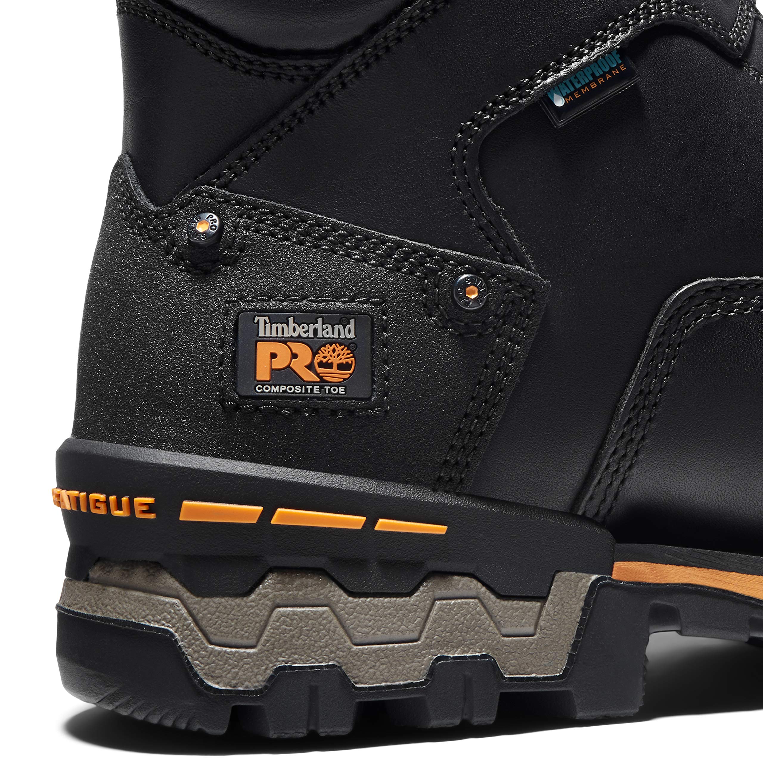 Timberland PRO Men's Boondock 6 Inch Composite Safety Toe Waterproof Work Boots for Construction & Industrial Use - Slip Resistant & Comfortable for All-Day Wear