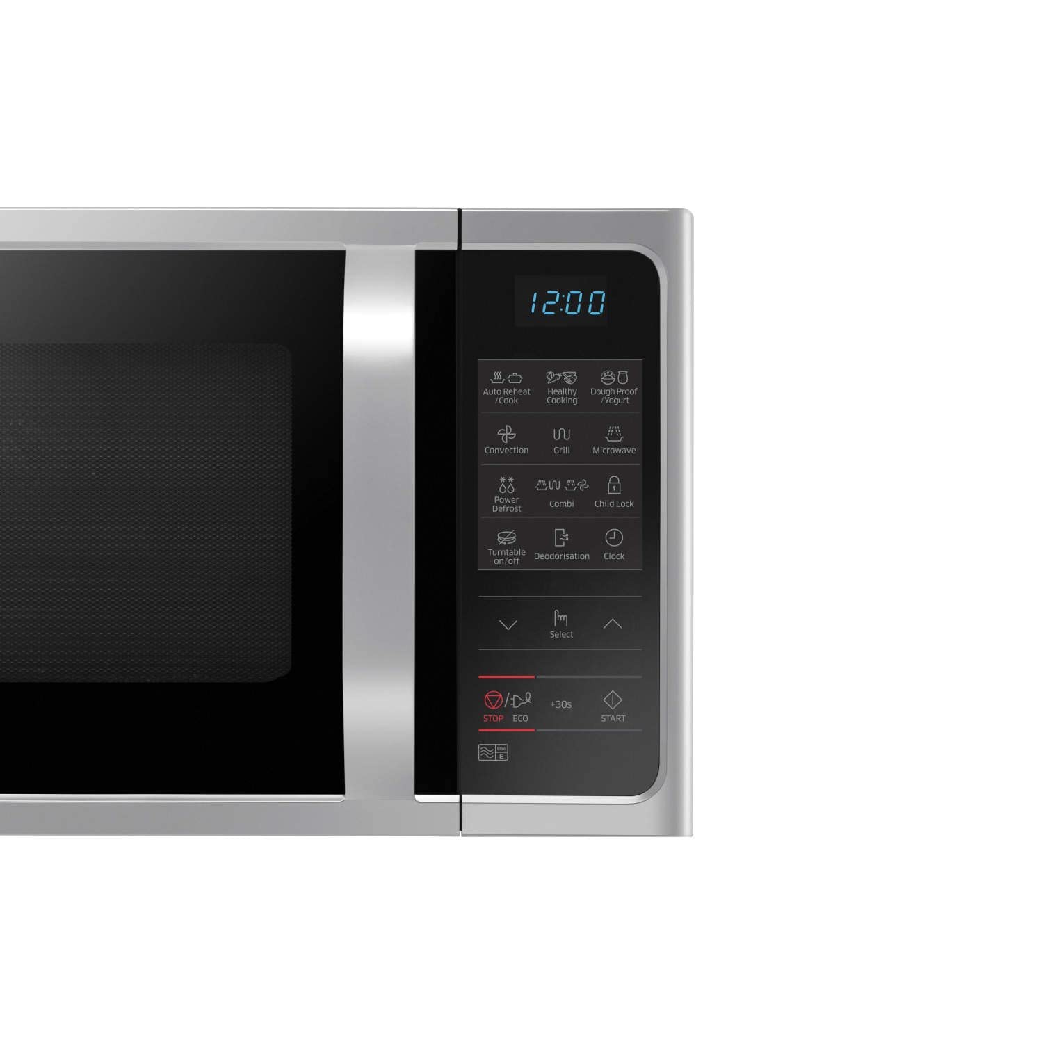 Samsung MC28H5013AS 900W 28L Silver Combination Microwave Oven - Perfect for Baking, Grilling & Quick Meals in Small Kitchens