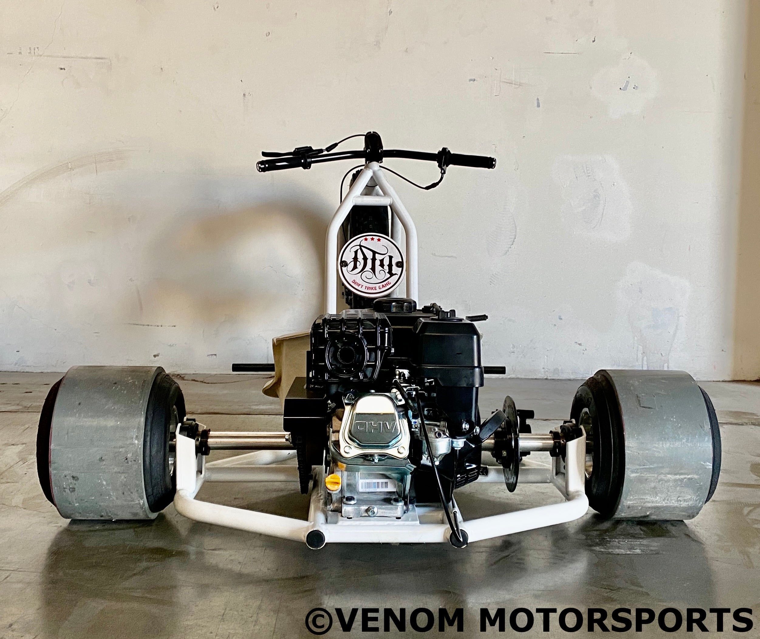 Venom Drift Trike 200cc 6.5HP Gas-Powered Adult Drifting Kart - Perfect for Backyard Racing, Drift Competitions & Off-Road Adventure