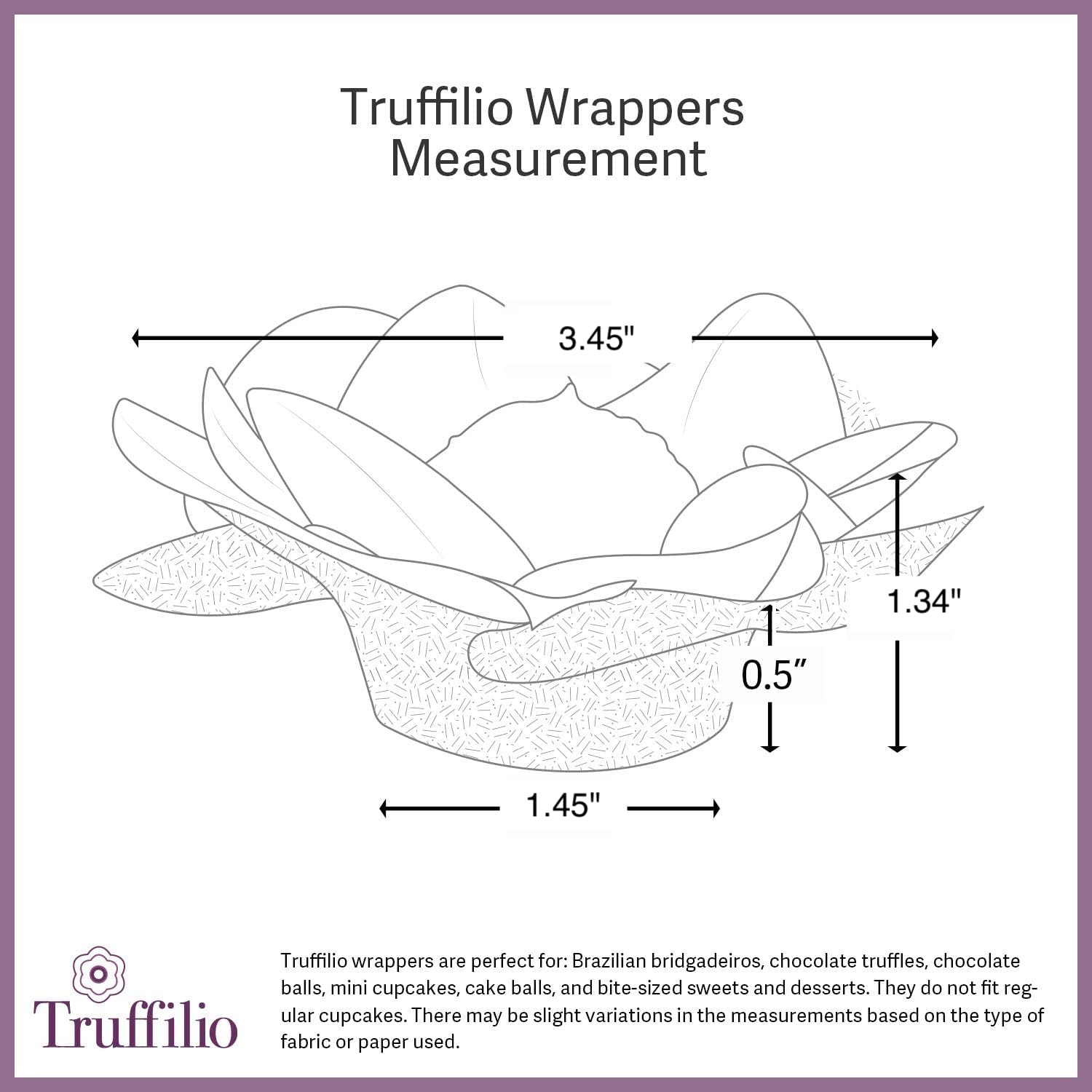 Handmade Pink Paper Truffle Cups - 20 Pack | Eco-Friendly Chocolate Candy Liners & Wrappers for Truffles, Brigadeiro, Cupcakes | Perfect for Party Favors, Wedding Desserts, Holiday Treats & DIY Candy Making