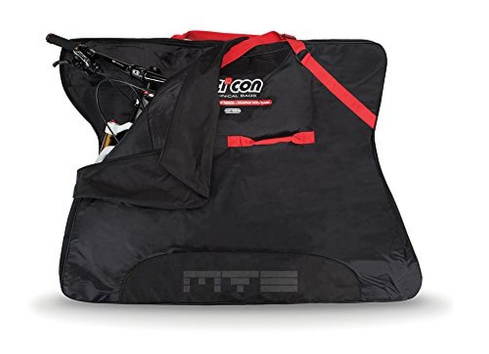 SCICON Travel Plus MTB Bike Travel Case - Durable Hard Shell Mountain Bicycle Bag for Airplane Transport & Storage | Perfect for Cycling Trips, Bike Shipping & Secure Storage