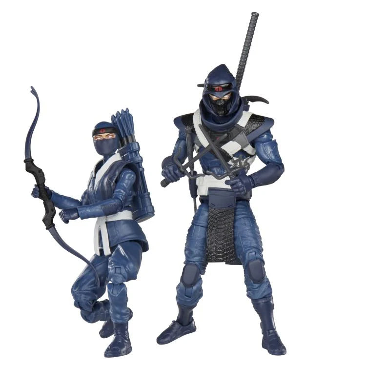 G.I. Joe Classified Series Blue Ninjas Two-Pack Action Figures - Collectible 6-Inch Scale Toys for Display & Battle Scenes | Perfect for Fans, Collectors & Diorama Enthusiasts