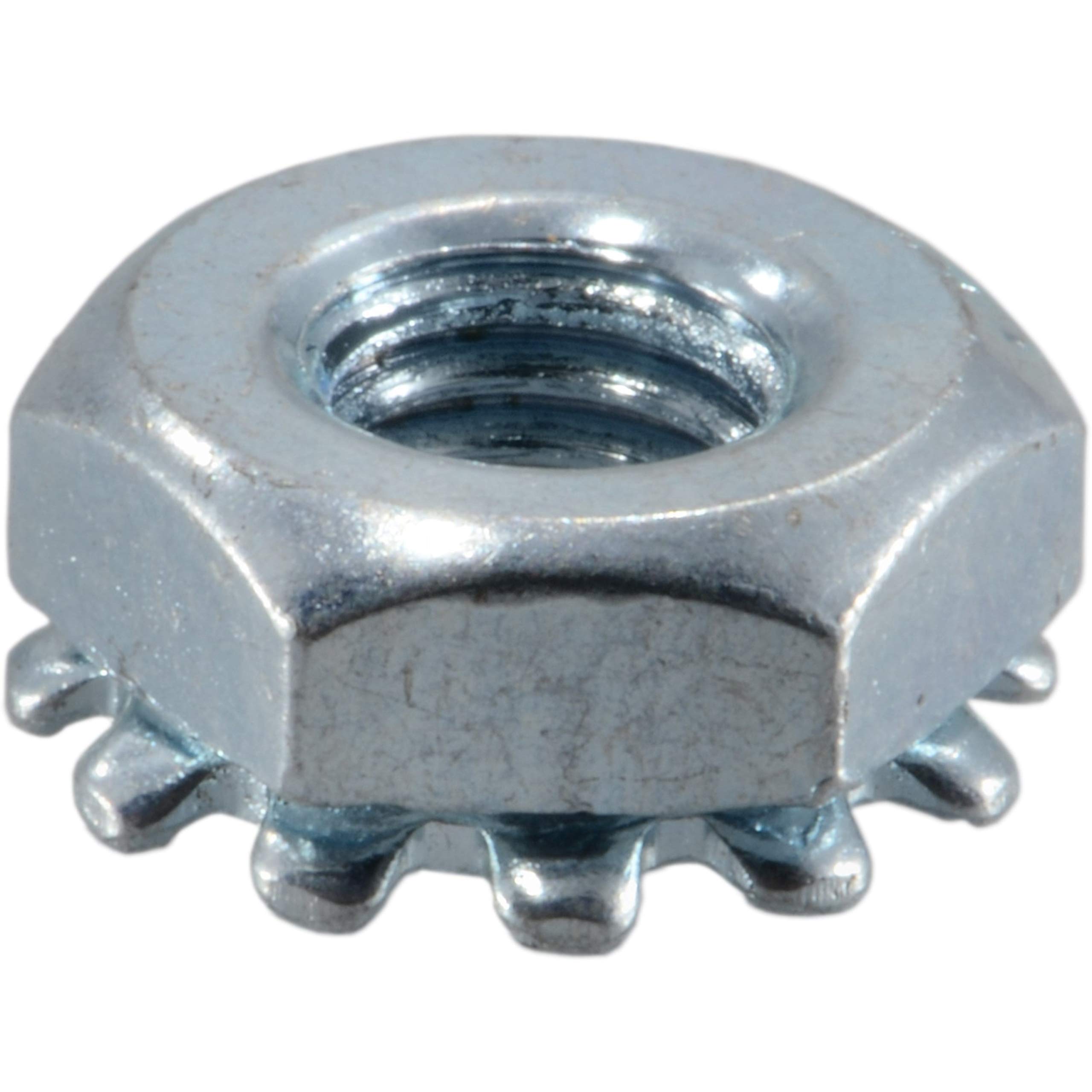 Fine Kep Lock Nuts 10-32-Inch (40-Piece) - High-Quality Hex Nuts for Automotive, Machinery & DIY Projects - Secure Fastening Solution for Bolts & Screws