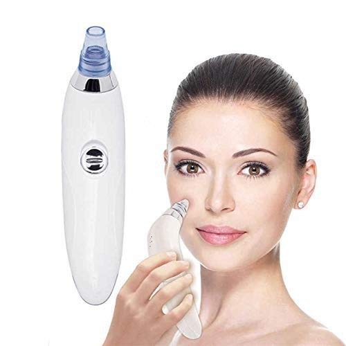 House of Sensation Pore Cleaner Kit - 4 Changeable Probes, Rechargeable Blackhead Remover Vacuum with Strong Suction - Facial Cleansing Device for Face, Nose & Skin - Perfect for Acne Prone & Oily Skin Care Routine