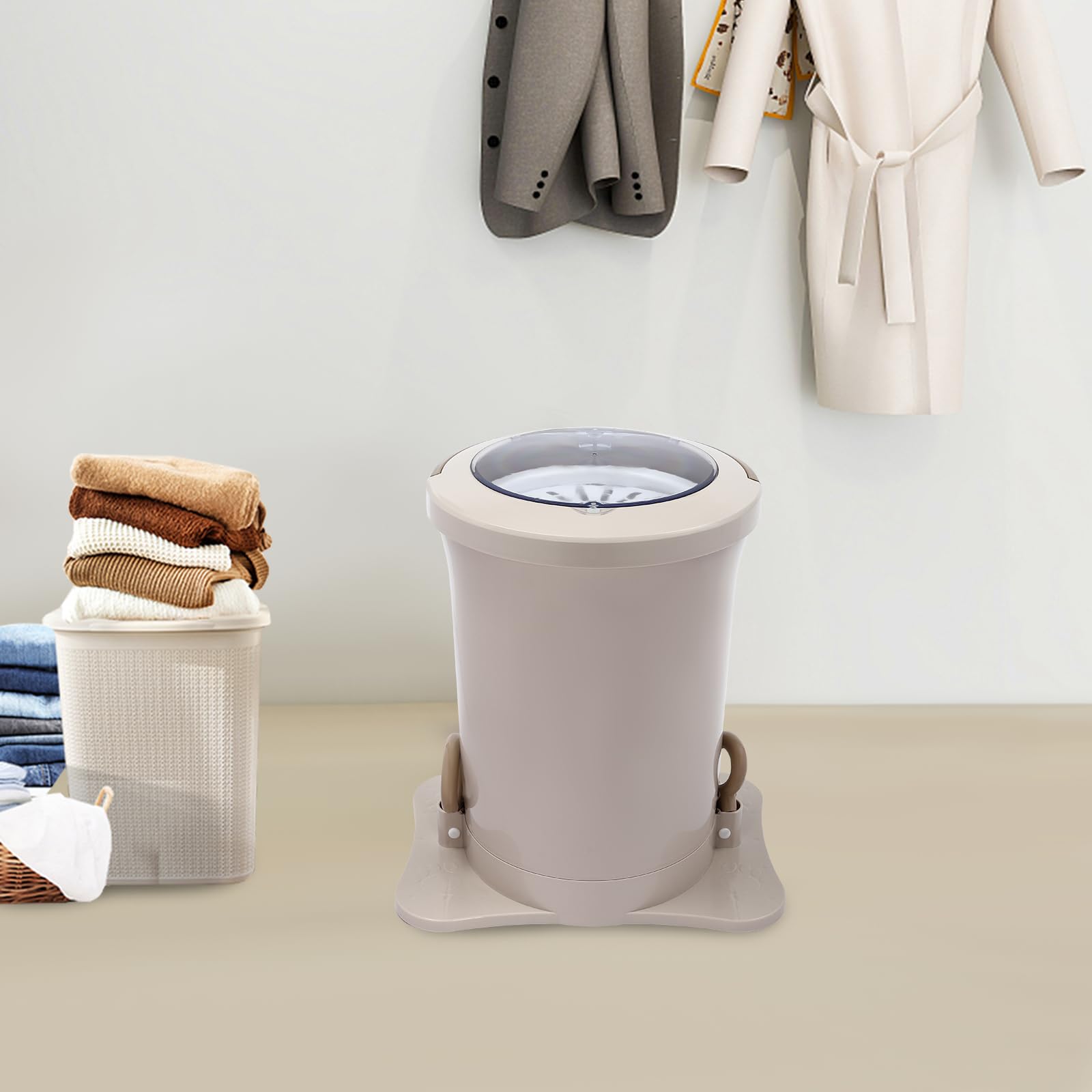 Portable Washing Machine 12L - Compact Foldable Mini Washer for Apartments, Dorms, Camping & RV Travel - Perfect for Small Spaces, Laundry on the Go & Off-Grid Living