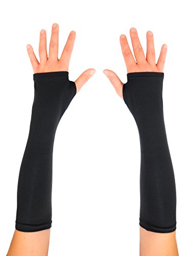 Protexgloves Fingerless Gloves for Workout & Cycling - Breathable & Non-Slip (Black, Small) | Ideal for Gym, Running, Weightlifting & Outdoor Sports