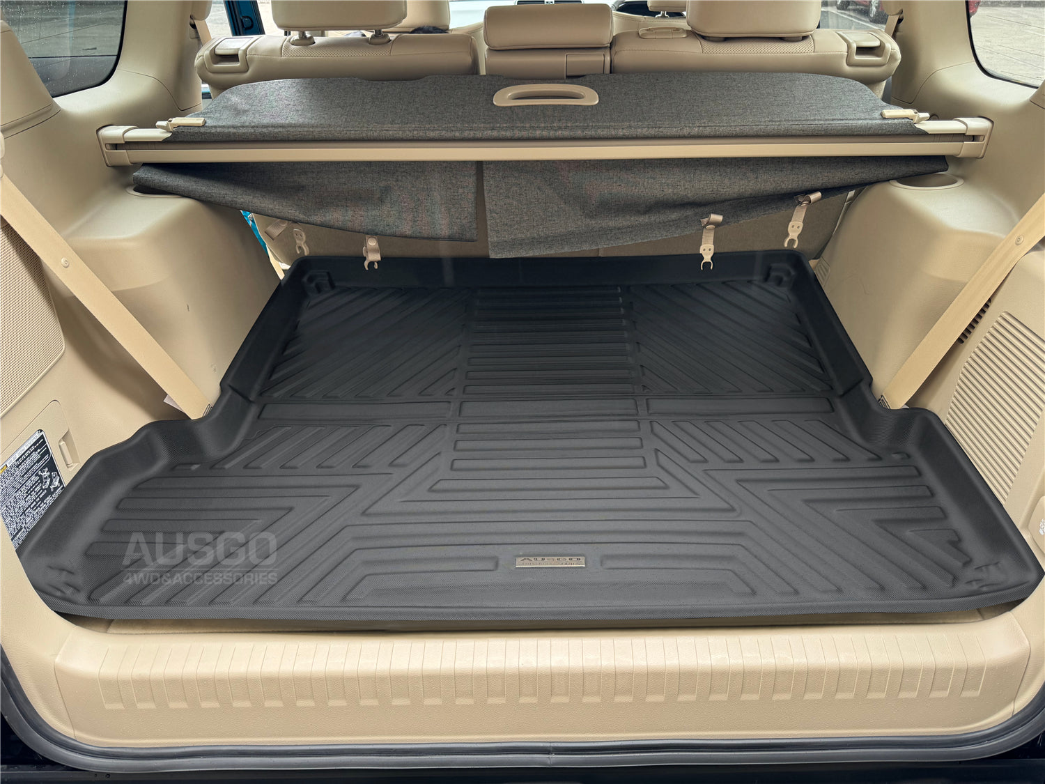 Toyota Landcruiser Prado 150 Series Boot Liner (2009-2024) - 7 Seater Custom Fit Cargo Mat - Waterproof & Durable Trunk Protector for SUVs - Perfect for Road Trips, Camping & Family Adventures
