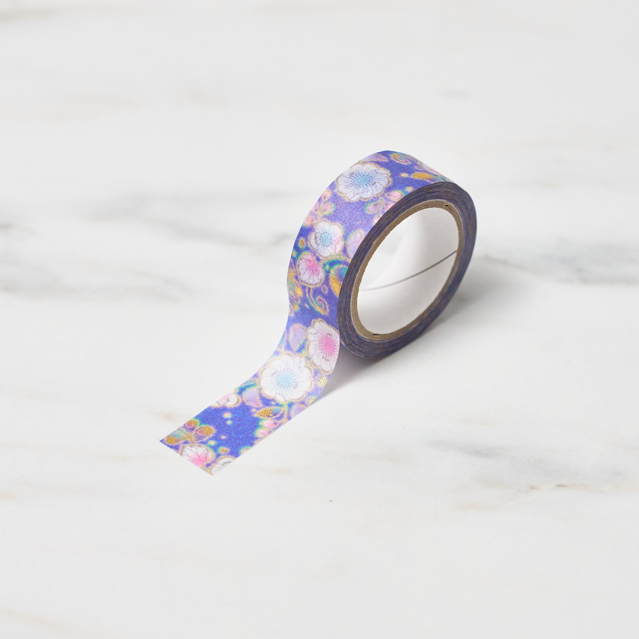 Premium Kimono Beauty Series 1 Foil Masking Tape - Japanese Kamiiso Washi Tape for Scrapbooking, Journaling & DIY Crafts - Perfect for Gift Wrapping, Card Making & Home Decor