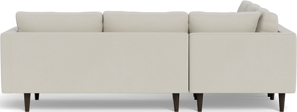 Ladybird 103 Corner Sectional Sofa - Modern L-Shaped Couch for Living Room, Family Room & Small Spaces | Comfortable Fabric Upholstery, Sturdy Frame | Perfect for Apartments, Condos & Home Theater Seating