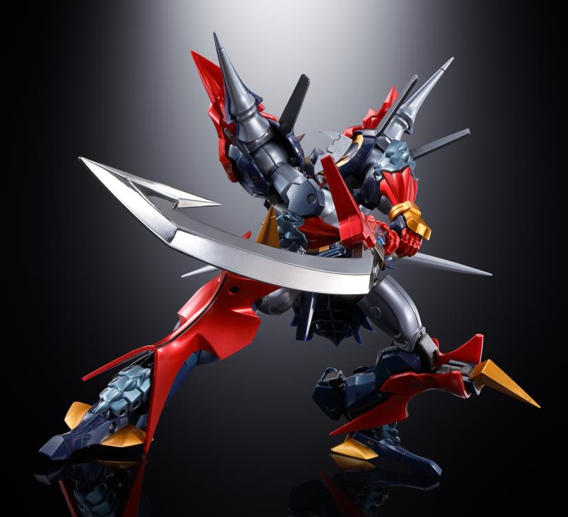 Bandai Soul of Chogokin GX-46R Dygenguar & Aussenseiter Super Robot Wars OG Action Figure - Collectible Anime Robot Model for Display & Gaming Enthusiasts