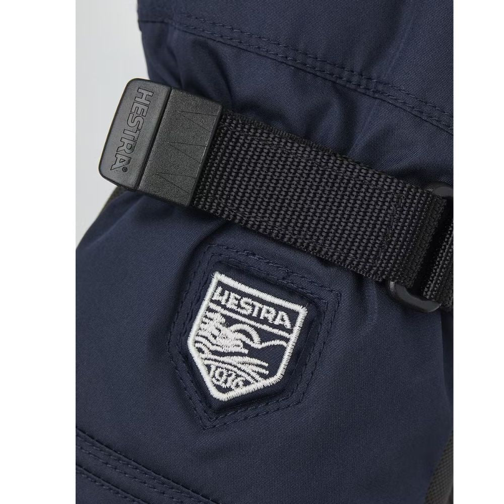 Hestra Gore-Tex Kids Ski Gloves - Waterproof & Warm Winter Gloves for Boys & Girls - Navy Blue - Perfect for Snowboarding, Skiing & Outdoor Winter Activities