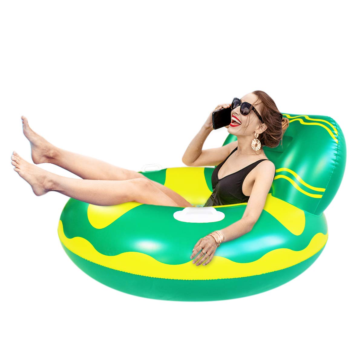 **SUNSHINEMALL Inflatable Pool Floats for Adults & Kids - Comfortable Air Sofa Lounge Chair, Beach Raft, Lake Water Floaties - Perfect for Swimming Pools, Lakes, and Beach Relaxation**