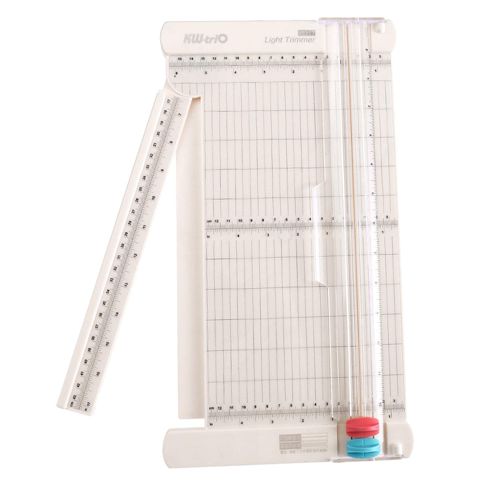 DYNWAVE Paper Cutter with Ruler - 38x21CM Precision Crafting Tool for Scrapbooking, Cardstock, Photos, Labels & DIY Projects | Perfect for Home, Office & School Use