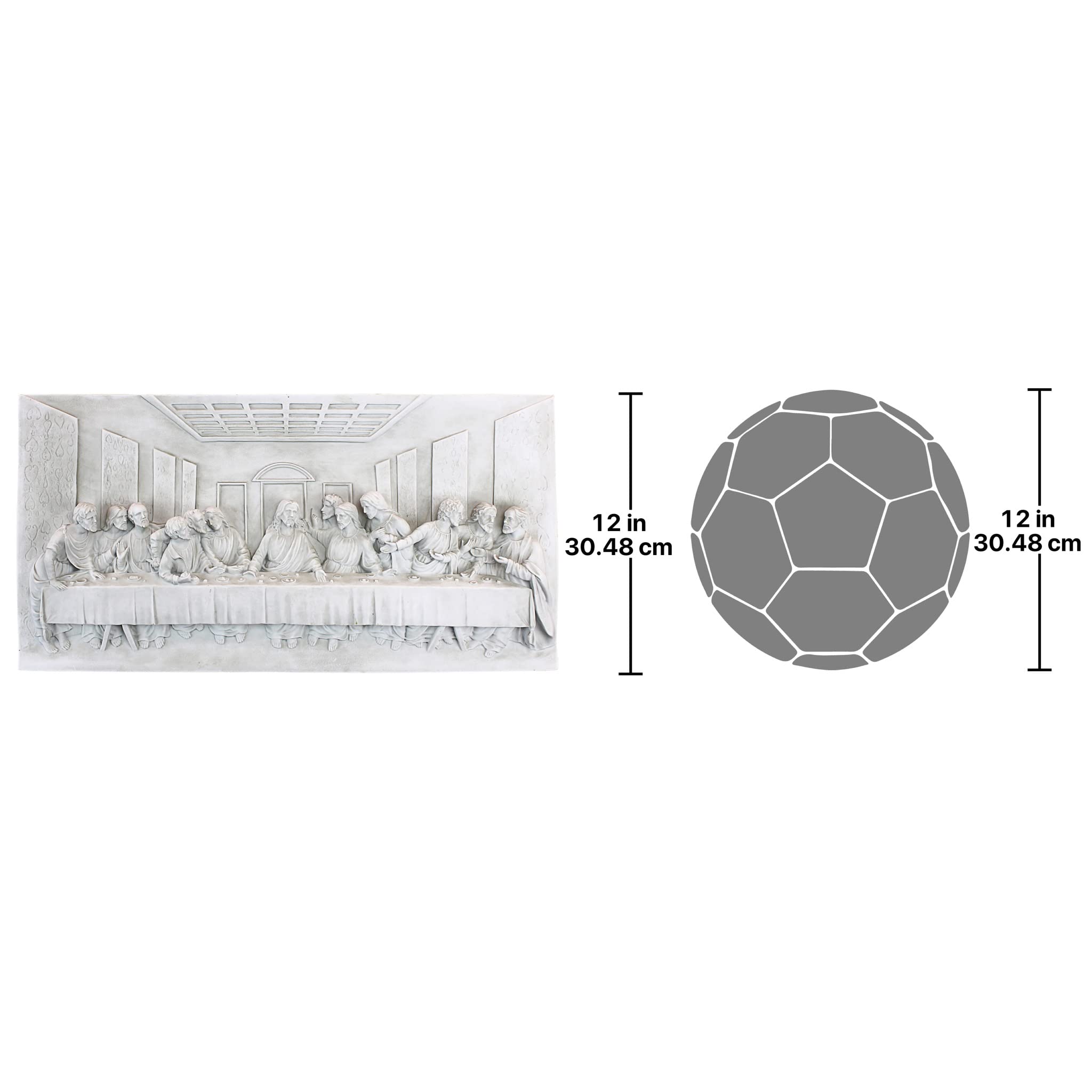 Design Toscano The Last Supper Religious Wall Plaque Sculpture - 23