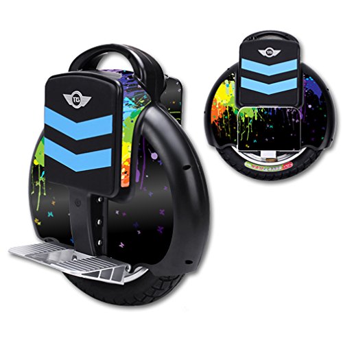MightySkins Decal Skin Wrap for TG-F3 Self-Balancing One-Wheel Electric Unicycle Scooter - Splatter Design - Durable Protective Cover for Commuting & Outdoor Adventures