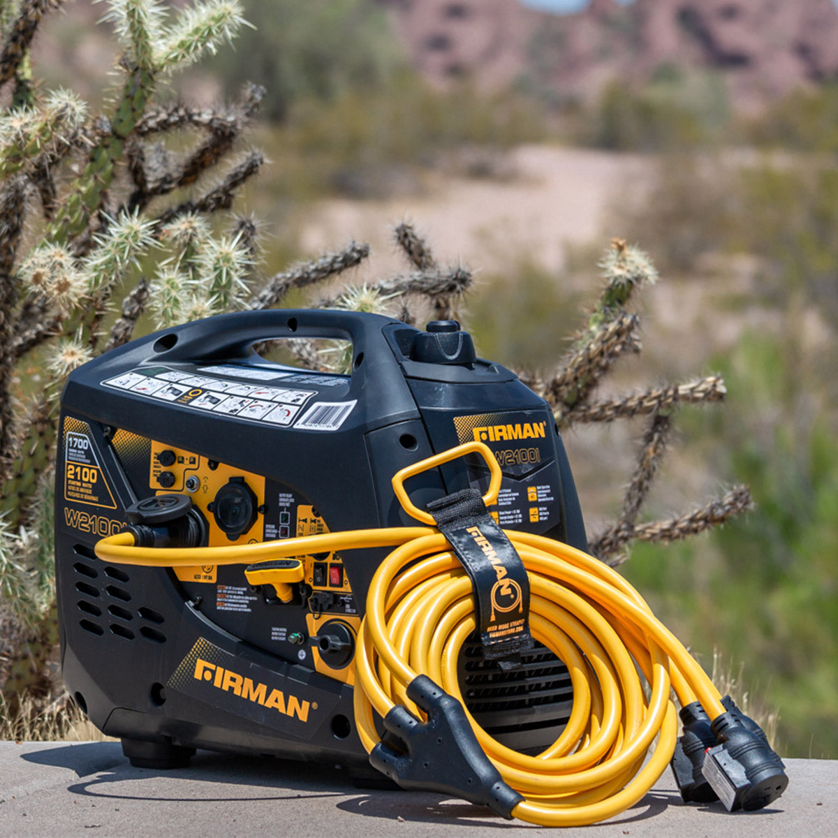25ft Heavy Duty L5-30P to (3) 5-20R Power Cord with Storage Strap | 30 Amp Extension Cord for RV, Camper & Outdoor Events | Weatherproof & Durable Power Distribution Cable