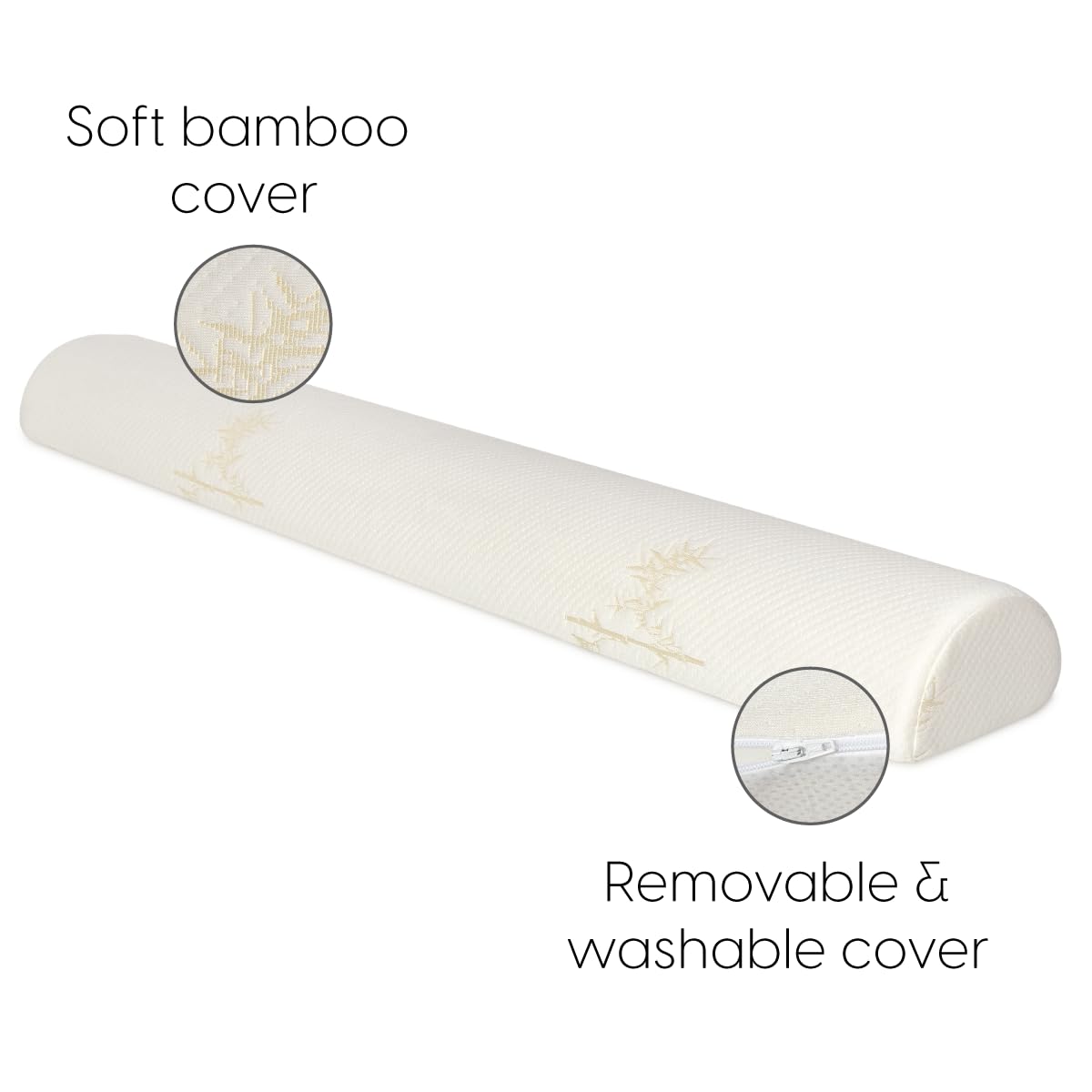 Milliard Toddler Bed Bumper (2 Pack) - Soft Foam Bed Rails for Kids Safety, Non-Slip Waterproof Bed Guard for Twin/Full/Queen/King Size Mattresses - Perfect for Toddler Transition & Nighttime Protection