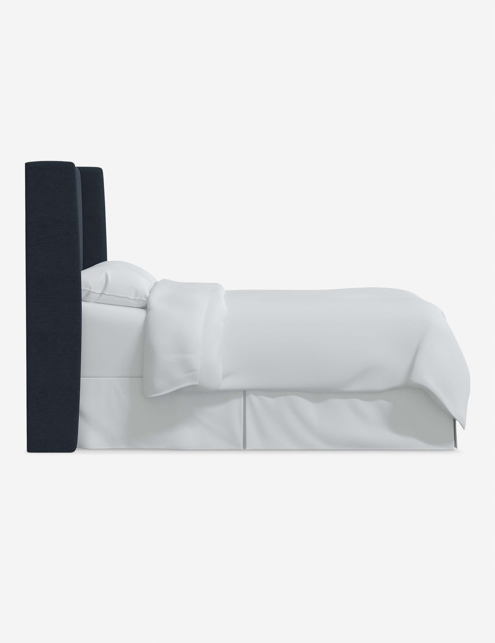 Adara Upholstered Headboard - Queen Size Bed Frame Headboard with Nailhead Trim - Perfect for Master Bedroom, Guest Room & Home Decor