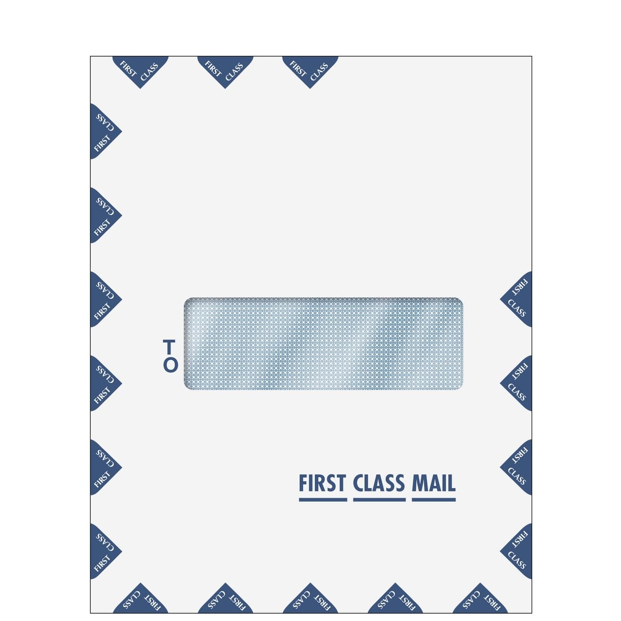 Single Window First Class Mail Envelope with Moisture Seal - Pack of 50 | Perfect for Business Correspondence, Bill Payments & Secure Mailing