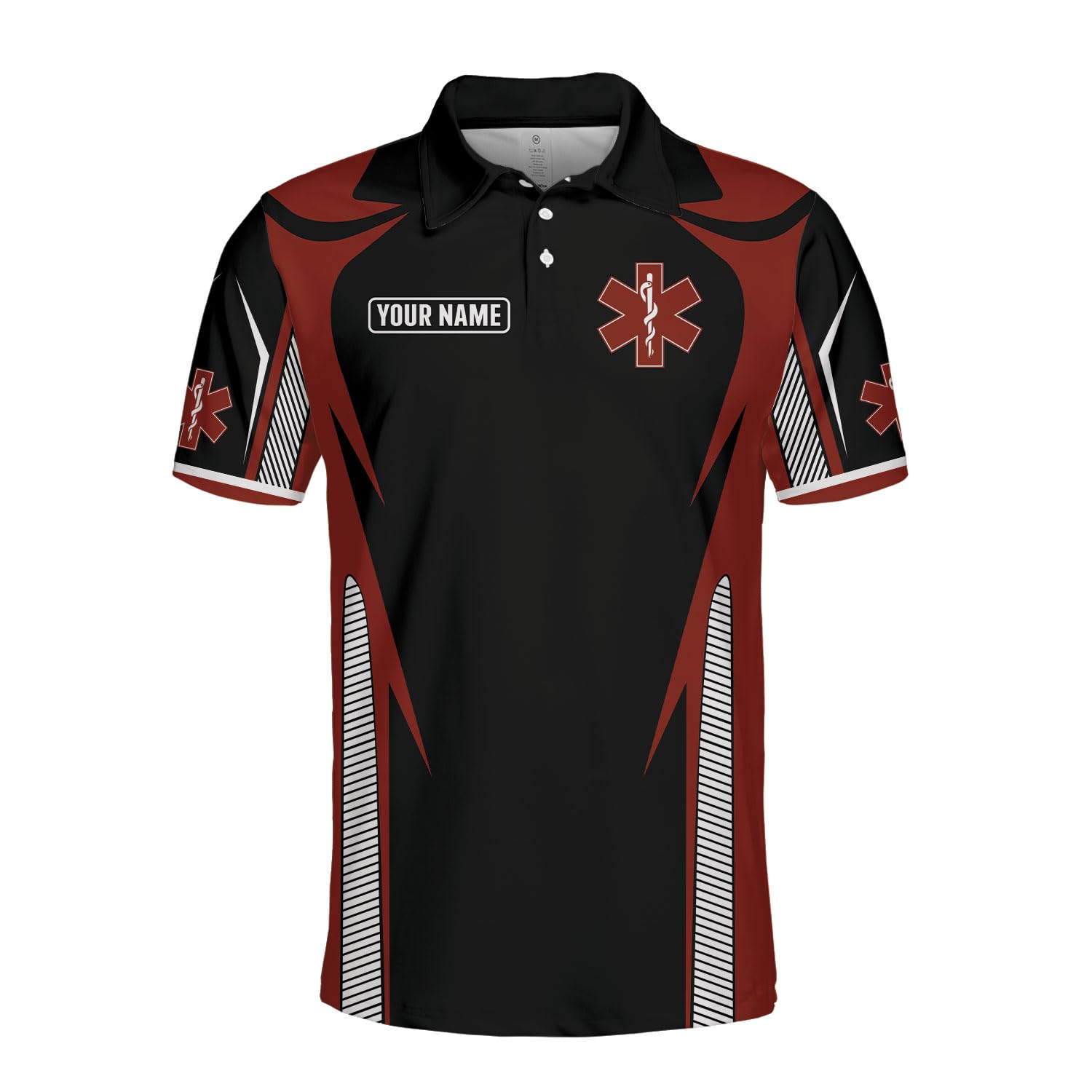 Custom Emergency Department Polo Shirt for ER Nurses & Staff - Personalized ER Nurse Uniform for Women & Men - Comfortable Medical Scrubs for Hospital Shifts & Emergency Room Duty