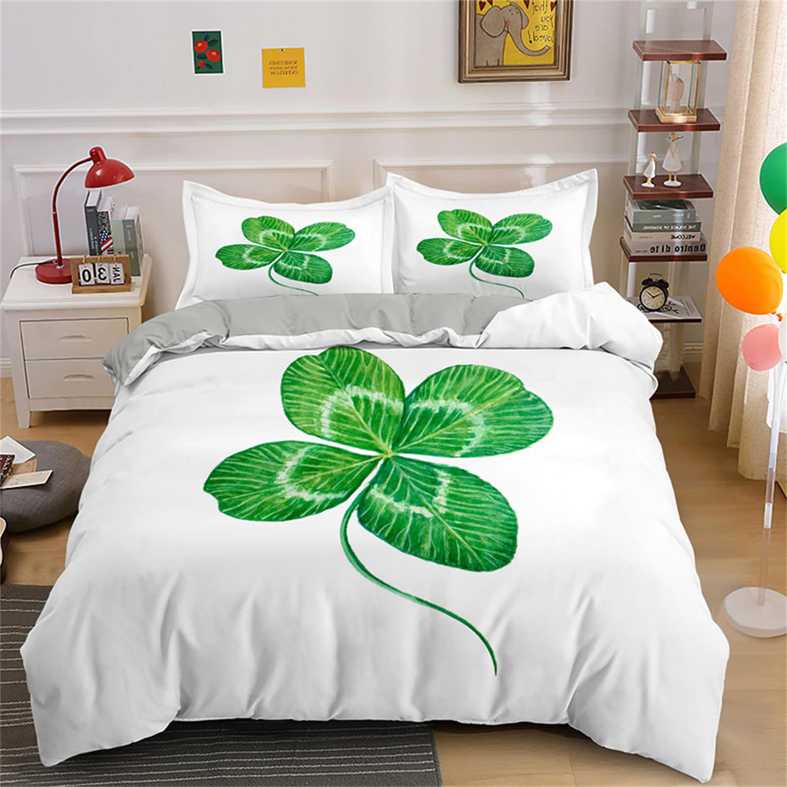 Snow White Clover Twin Comforter Set - 68