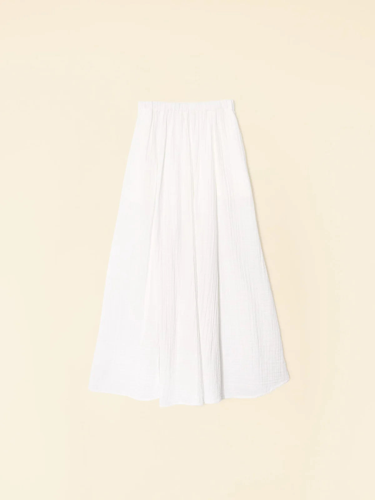 Deon Gauze Skirt for Women - Flowy White Summer Skirt | Boho Chic, Beach Cover Up, Casual Outfit, Vacation Dress