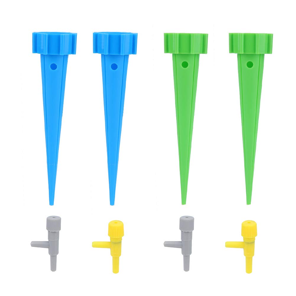4pcs Self-Watering Spikes - Automatic Plant Watering Probes for Indoor/Outdoor Plants - Perfect for Home Gardening, Balcony Gardens, Yard Greening & Vacation Plant Care