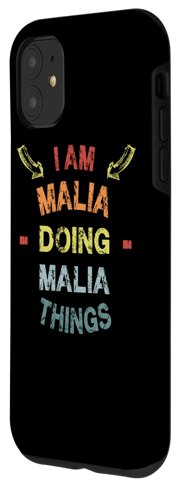 iPhone 11 Case - Funny 'I'm Malia Doing Malia Things' Design - Perfect Christmas Gift for Teens & Friends - Protective Phone Cover for Daily Use & Holiday Gifting