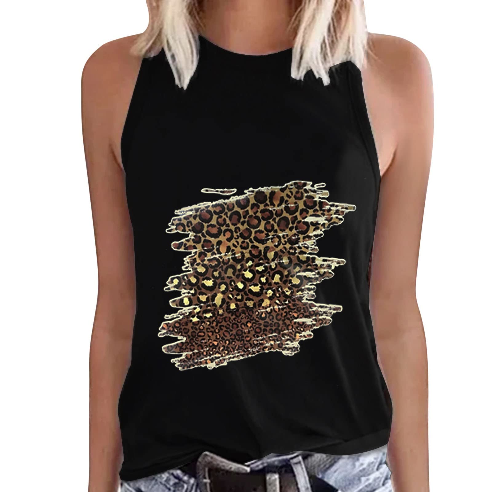 Women's Purple Printed Cotton T-Shirt - Fashion O-Neck Sleeveless Tank Top & Long Sleeve Tee for Casual Wear, Summer Outfits & Street Style