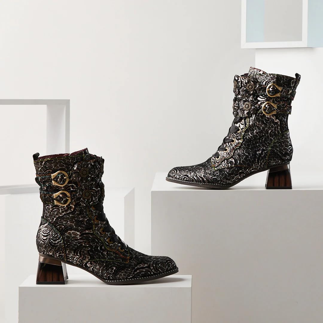 Spring Step L'Artiste Women's Originala Boot - Comfortable & Stylish Ankle Booties for Women, Perfect for Casual Outfits, Work & Fall Fashion