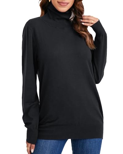 Turtleneck - Sweater - Black
