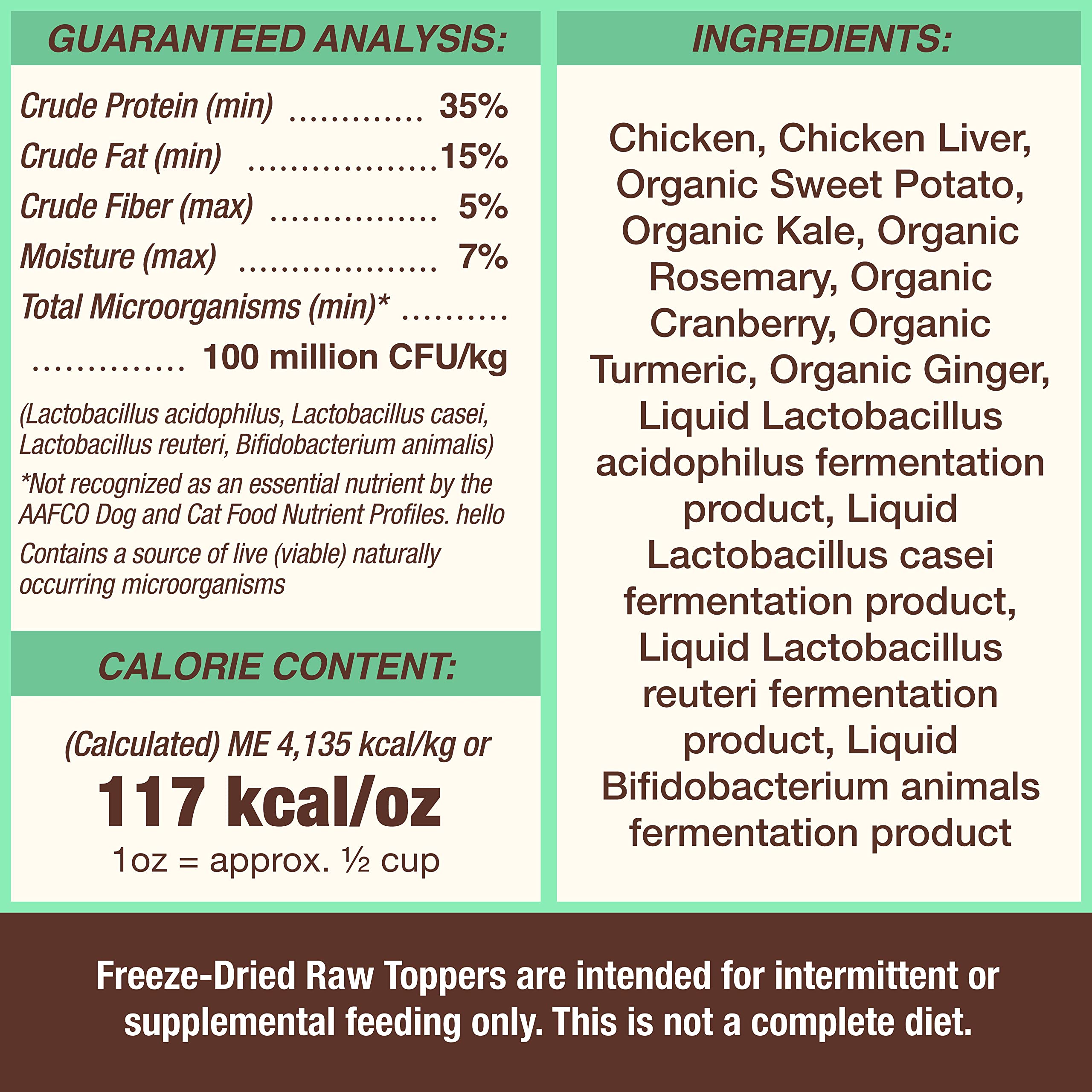 **Primal Freeze-Dried Dog & Cat Food Toppers - Grain-Free, Probiotic-Enriched Meal Mixers & Training Treats (Chicken, 3.5 oz) - Perfect for Picky Eaters, Digestive Health & Reward-Based Training**