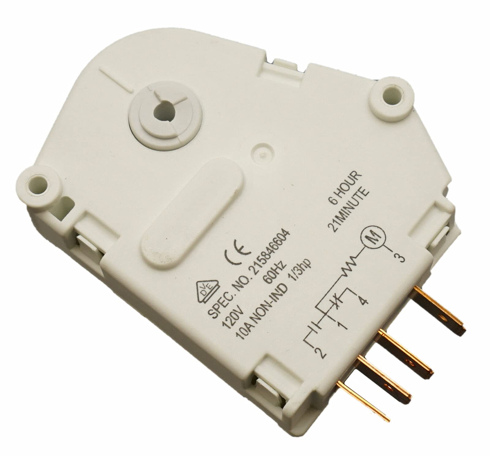215846604 Refrigerator Defrost Timer Replacement Part - Compatible with Multiple Brands | Perfect for DIY Appliance Repair & Home Maintenance