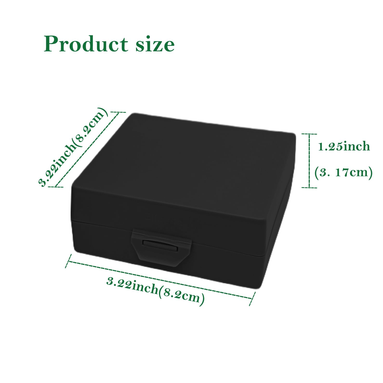 Portable Square Soap Container - 3 Pack Black Travel Soap Box Holder for Camping, Gym, Hiking & Shower - Leakproof Soap Dish for Outdoor Adventures & Bathroom Storage