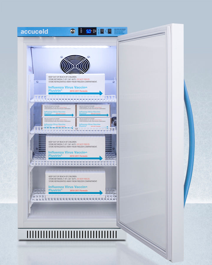 Accucold 2.83 Cu.Ft. Medical Vaccine Refrigerator with ADA Compliant Height - ARS32PVBIADA - Ideal for Clinics, Pharmacies & Vaccine Storage