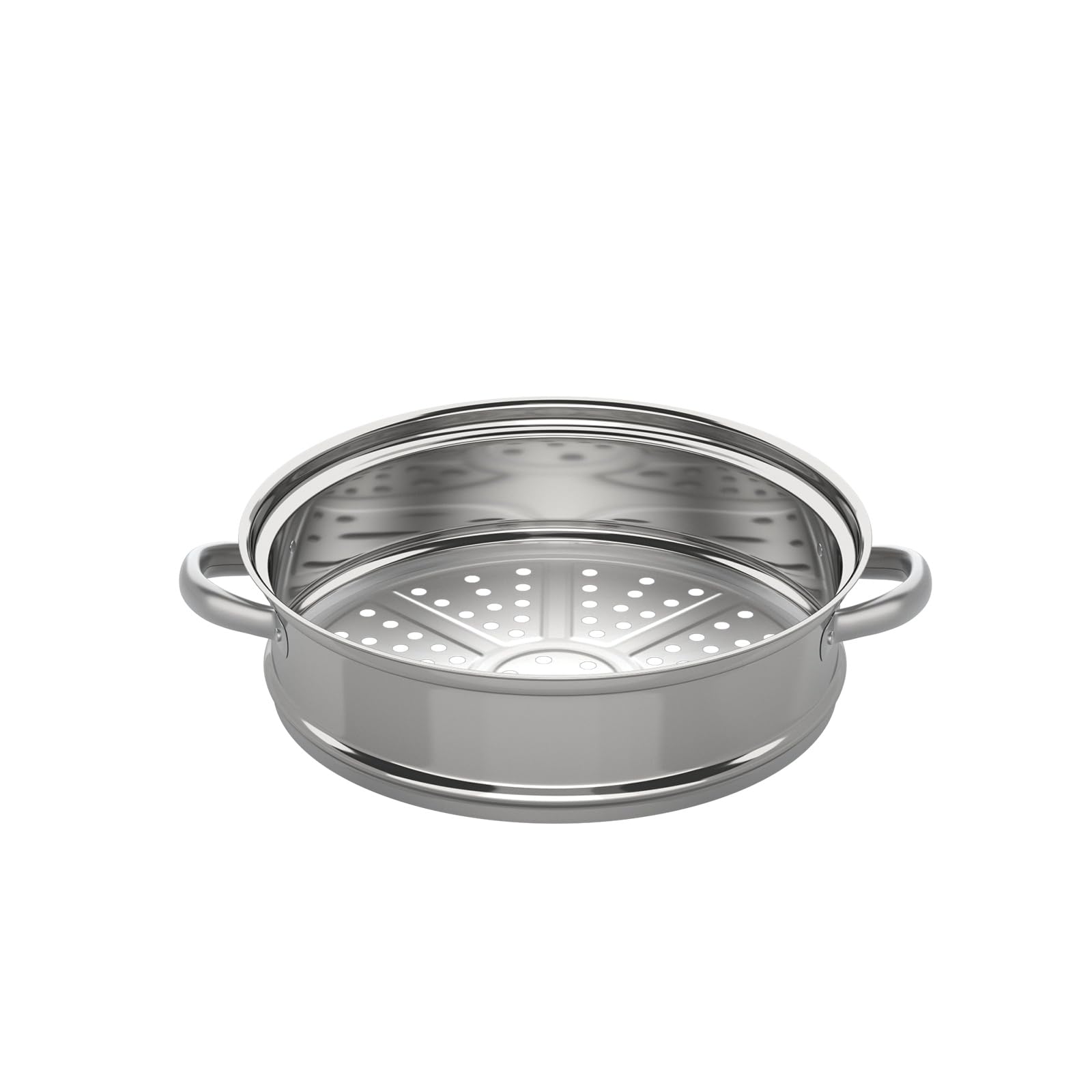 3-Tier Stainless Steel Steamer Pot with Explosion-Proof Glass Lid - 11 Inch Stackable Cookware Set for Induction, Gas & Electric Stoves - Perfect for Steaming Vegetables, Seafood and Dumplings at Home