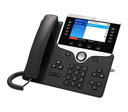 Cisco IP Phone 8851 Multiplatform VoIP Business Phone - Charcoal Gray (Renewed) | No Power Supply | Ideal for Office, Call Center & Remote Work