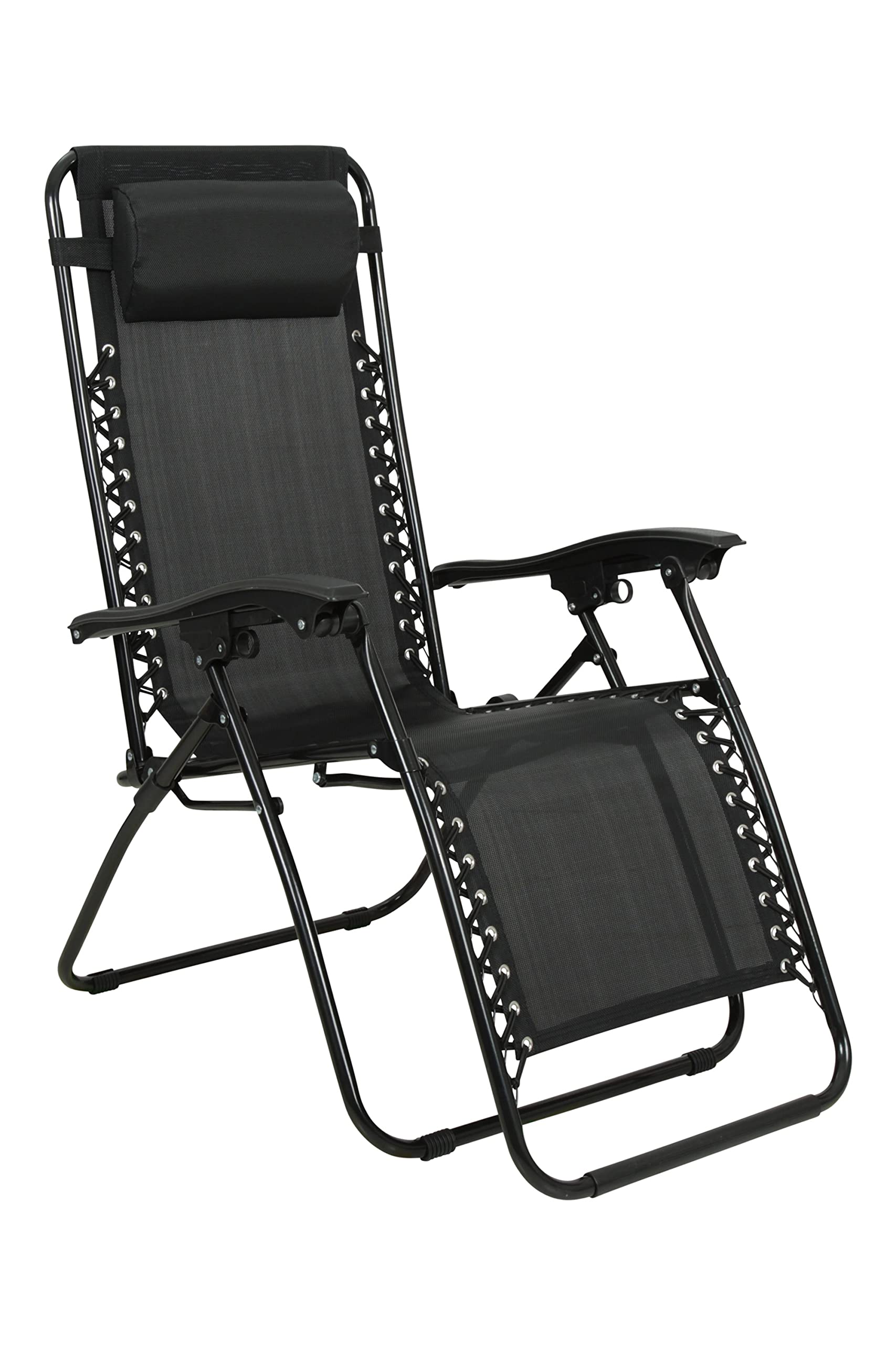 Mountain Warehouse Reclining Camping Chair - Portable Folding Outdoor Chair for Backyard, Beach, Picnic & Summer Dining Stool - Lightweight & Comfortable for Camping, Fishing, Hiking & Travel